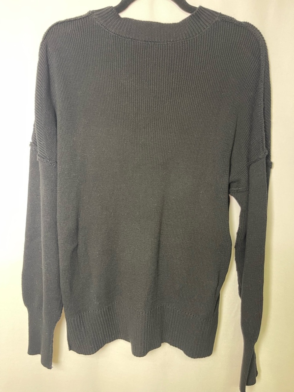 Classic Black Crewneck Sweater - Picture 6 of 10